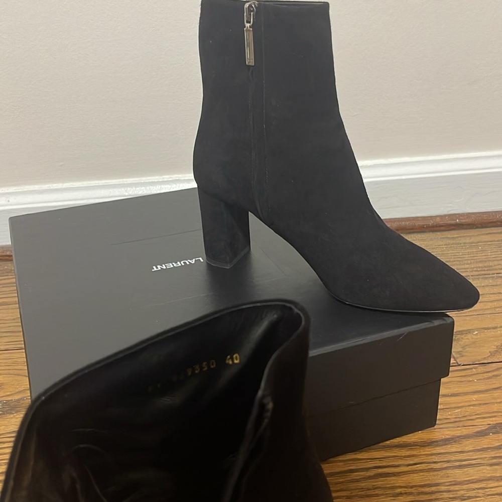 Saint Laurent Suede Boots - Picture 7 of 8